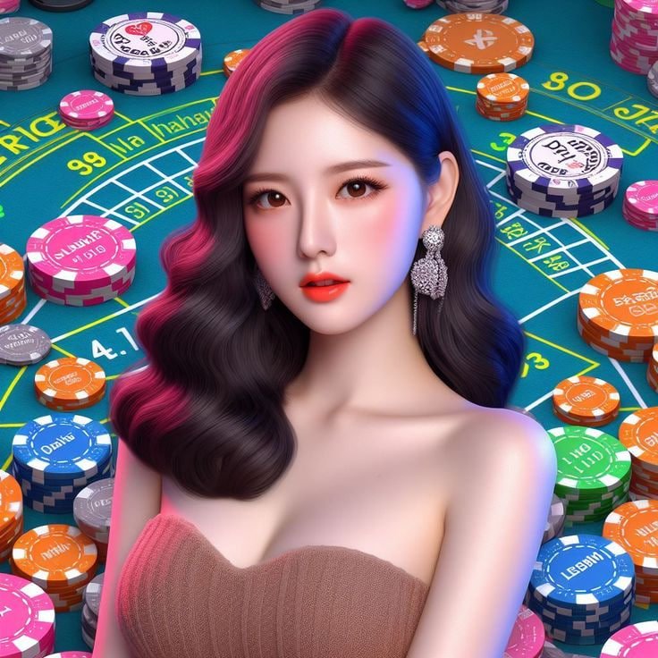 Meja Dragon Tiger dengan kartu merah dan hitam di studio dealer langsung viva88